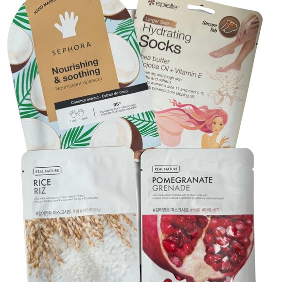 Face Masks | Hand Mask | Foot Mask Set - Picture 1 of 1